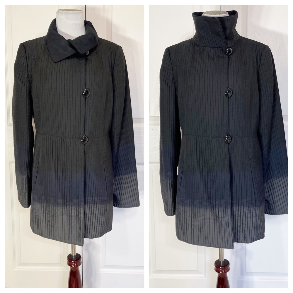 Armani Collezioni ribbed ombre jacket